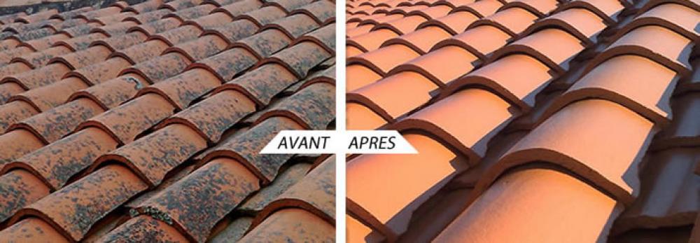 Peinture artistique toiture rénovée